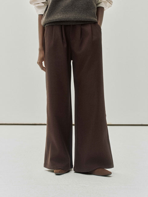 Tailored Wide-Leg Trousers